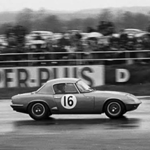 JIm  volant de la Lotus Elite
© John Landy